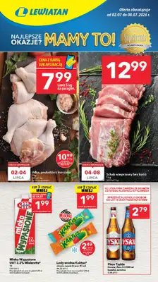 LEWIATAN - gazetka promocyjna Mamy TO w Lewiatanie – Północ od czwartku 02.07 do środy 08.07