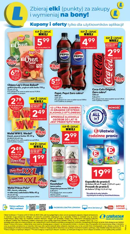 LEWIATAN - gazetka promocyjna Mamy TO w Lewiatanie – Północ od czwartku 02.07 do środy 08.07 - strona 8