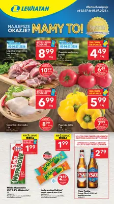 LEWIATAN - gazetka promocyjna Mamy TO w Lewiatanie – Zachód od czwartku 02.07 do środy 08.07