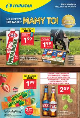 LEWIATAN - gazetka promocyjna Mamy TO w Lewiatanie – Żory od czwartku 02.07 do środy 08.07