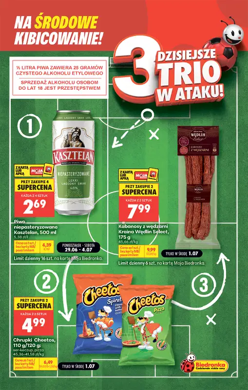 Biedronka - gazetka promocyjna Środowe kibicowanie   - strona 2