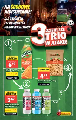 Biedronka - gazetka promocyjna Środowe kibicowanie od środy 01.07 do środy 01.07