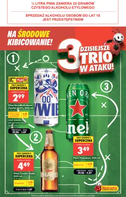 Biedronka - gazetka promocyjna Środowe kibicowanie od środy 01.07 do środy 01.07 - strona 3