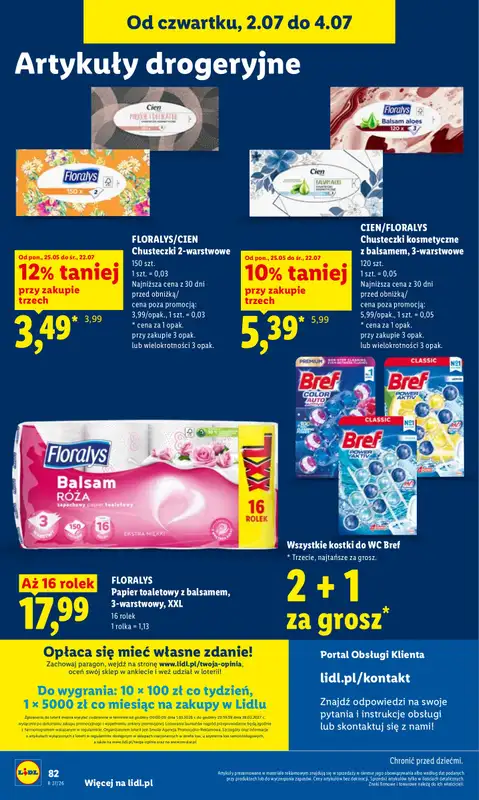 Lidl - gazetka promocyjna Oferta od czwartku od czwartku 02.07 do soboty 04.07 - strona 86
