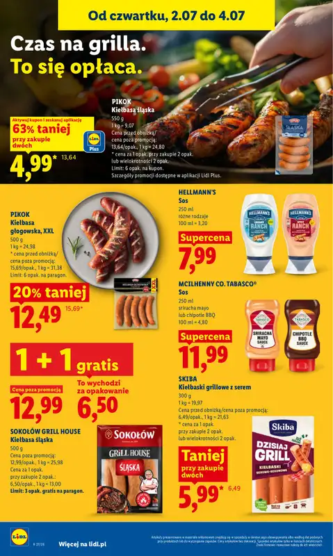 Lidl - gazetka promocyjna Oferta od czwartku od czwartku 02.07 do soboty 04.07 - strona 44