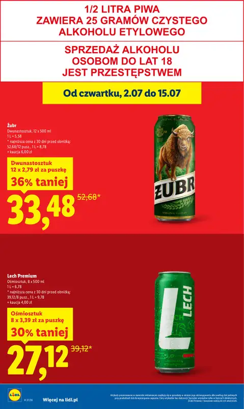Lidl - gazetka promocyjna Oferta od czwartku od czwartku 02.07 do soboty 04.07 - strona 22