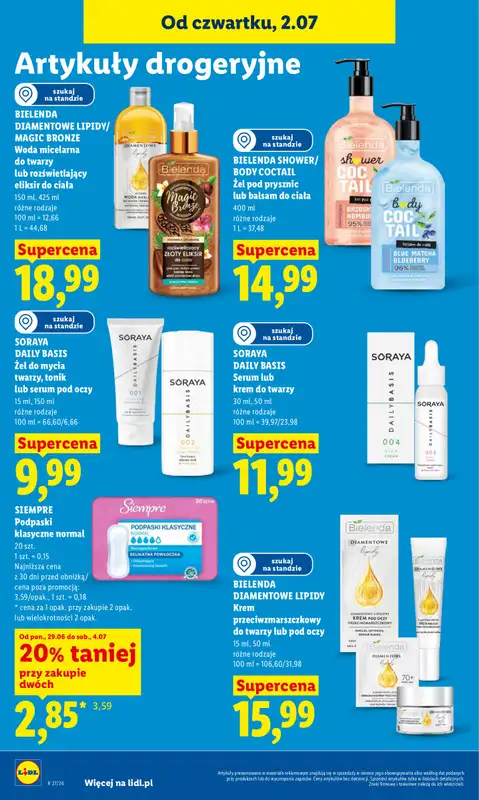 Lidl - gazetka promocyjna Oferta od czwartku od czwartku 02.07 do soboty 04.07 - strona 84