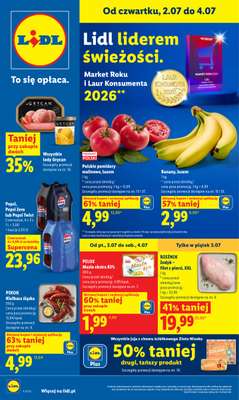 Lidl - gazetka promocyjna Oferta od czwartku od czwartku 02.07 do soboty 04.07