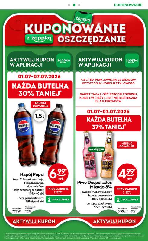 Żabka - gazetka promocyjna Gazetka od środy 01.07 do wtorku 14.07 - strona 45