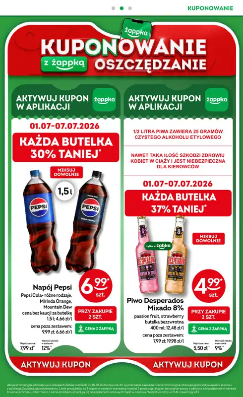 Żabka - gazetka promocyjna Gazetka od środy 01.07 do wtorku 14.07 - strona 45