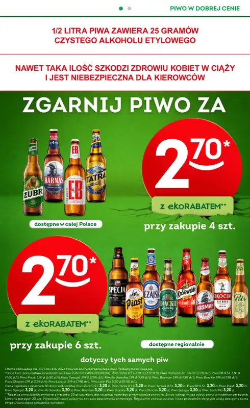 Żabka - gazetka promocyjna Gazetka od środy 01.07 do wtorku 14.07 - strona 16