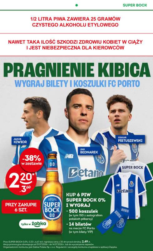 Żabka - gazetka promocyjna Gazetka od środy 01.07 do wtorku 14.07 - strona 14