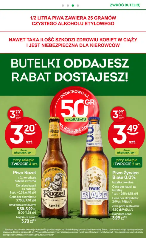 Żabka - gazetka promocyjna Gazetka od środy 01.07 do wtorku 14.07 - strona 50