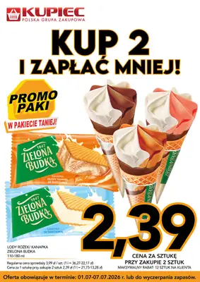 Kupiec - gazetka promocyjna Promopaki od środy 01.07 do wtorku 07.07 - strona 3