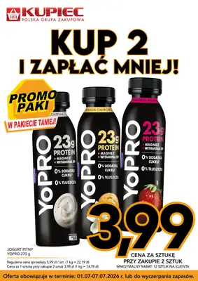 Kupiec - gazetka promocyjna Promopaki od środy 01.07 do wtorku 07.07 - strona 4