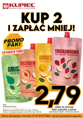 Kupiec - gazetka promocyjna Promopaki od środy 01.07 do wtorku 07.07 - strona 7