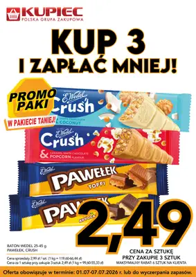 Kupiec - gazetka promocyjna Promopaki od środy 01.07 do wtorku 07.07 - strona 5