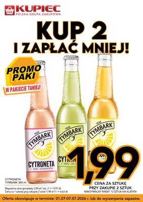 Kupiec - gazetka promocyjna Promopaki od środy 01.07 do wtorku 07.07 - strona 6