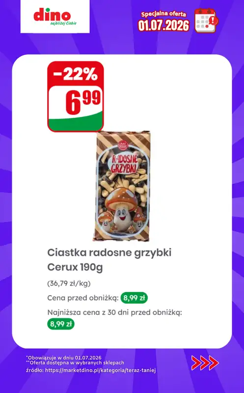 Dino - gazetka promocyjna Specjalna oferta na 01.07.2026 - promocje spoza gazetki od środy 01.07 do środy 01.07 - strona 9