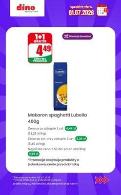 Dino - gazetka promocyjna Specjalna oferta na 01.07.2026 - promocje spoza gazetki od środy 01.07 do środy 01.07 - strona 2