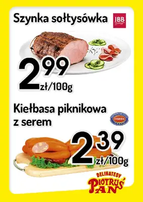 Delikatesy Piotruś Pan - gazetka promocyjna Plakaty promocyjne od środy 01.07 do środy 08.07