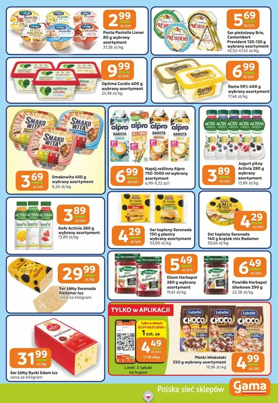 Gama - gazetka promocyjna Gazetka od czwartku 02.07 do wtorku 14.07 - strona 7