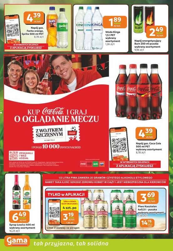 Gama - gazetka promocyjna Gazetka od czwartku 02.07 do wtorku 14.07 - strona 10