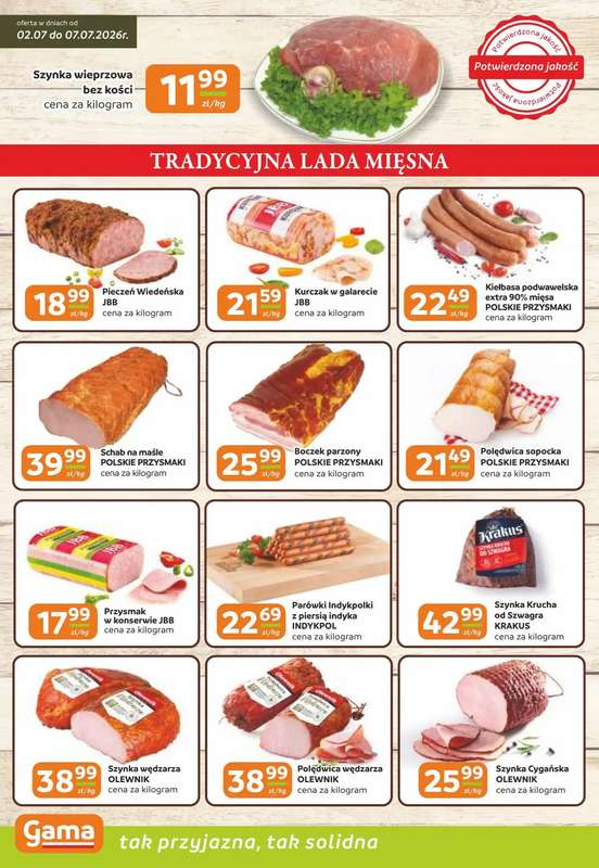Gama - gazetka promocyjna Gazetka od czwartku 02.07 do wtorku 14.07 - strona 2