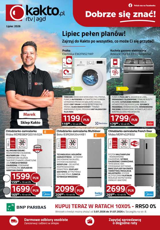 kakto.pl - gazetka promocyjna Gazetka od piątku 03.07 do piątku 31.07