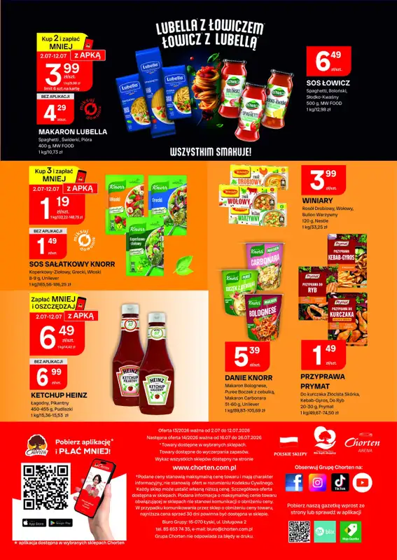Chorten - gazetka promocyjna Gazetka Lubelskie Radom Market od czwartku 02.07 do niedzieli 12.07 - strona 8