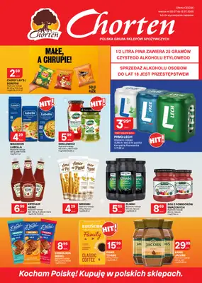 Chorten - gazetka promocyjna Gazetka Podkarpackie, Śląskie, Opolskie Market od czwartku 02.07 do niedzieli 12.07