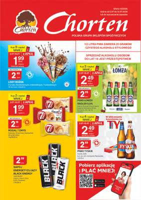 Chorten - gazetka promocyjna Gazetka Podlaskie Market od czwartku 02.07 do niedzieli 12.07