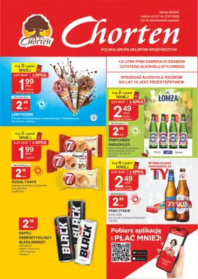 Chorten - gazetka promocyjna Gazetka Podlaskie Market od czwartku 02.07 do niedzieli 12.07