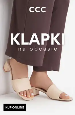 CCC - gazetka promocyjna KLAPKI na obcasie od czwartku 02.07 