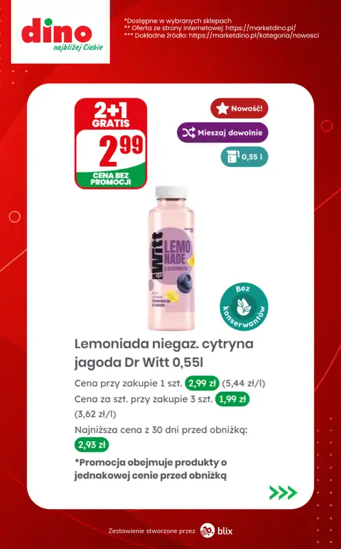 Dino - gazetka promocyjna Nowości w Dino! od środy 01.07  - strona 5
