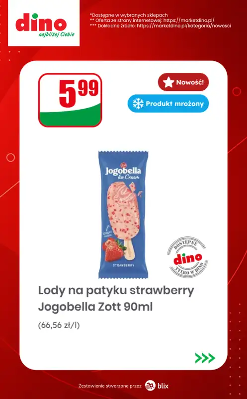 Dino - gazetka promocyjna Nowości w Dino! od środy 01.07  - strona 6