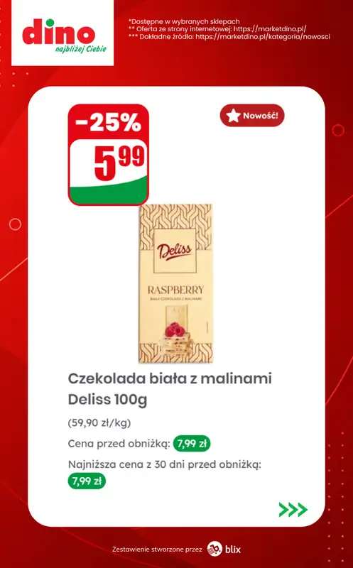 Dino - gazetka promocyjna Nowości w Dino! od środy 01.07  - strona 9