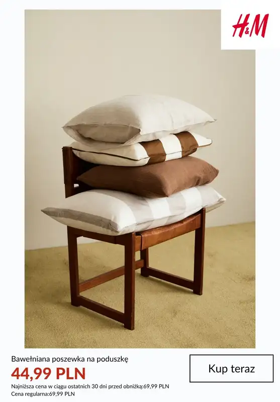H&M - gazetka promocyjna HOME: wyprzedaż do -60% od środy 01.07  - strona 9
