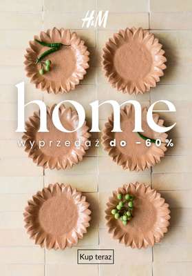 H&M - gazetka promocyjna HOME: wyprzedaż do -60% od środy 01.07 