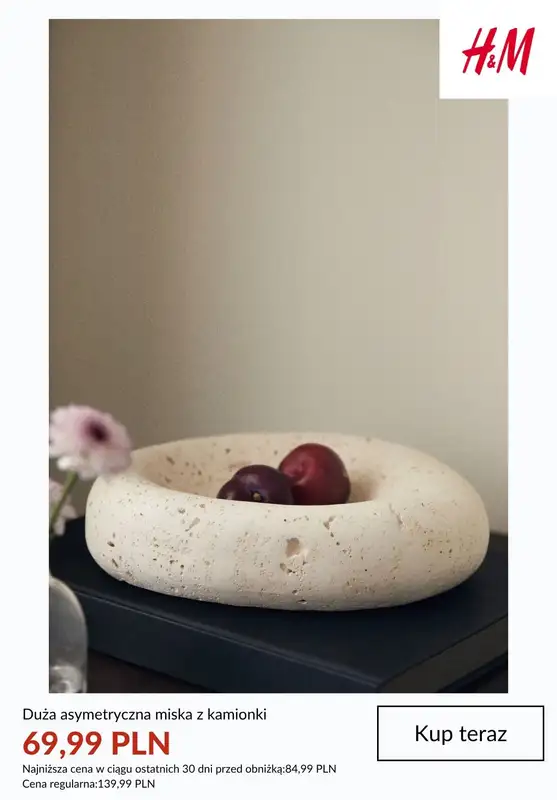 H&M - gazetka promocyjna HOME: wyprzedaż do -60% od środy 01.07  - strona 3