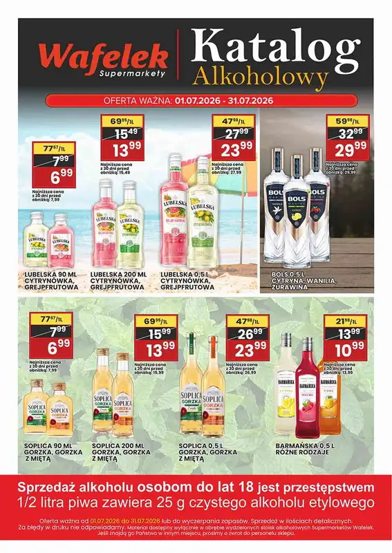 Wafelek - gazetka promocyjna Katalog alkoholowy od środy 01.07 do piątku 31.07 - strona 2