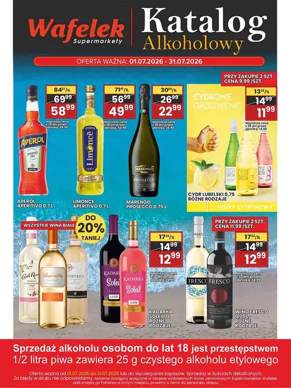 Wafelek - gazetka promocyjna Katalog alkoholowy od środy 01.07 do piątku 31.07 - strona 4
