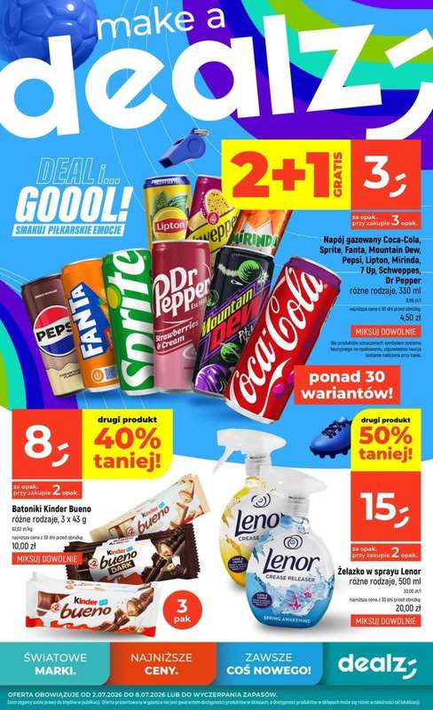 Dealz - gazetka promocyjna Make a Dealz! od czwartku 02.07 do środy 08.07