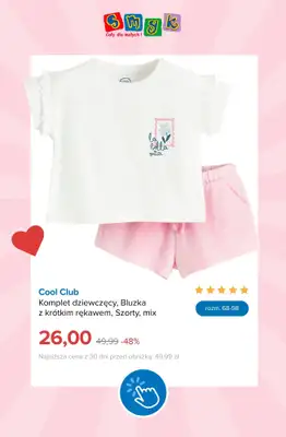 Smyk - gazetka promocyjna Wyprzedaż do -70% | Dla dziewczynek od środy 01.07  - strona 24