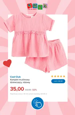 Smyk - gazetka promocyjna Wyprzedaż do -70% | Dla dziewczynek od środy 01.07  - strona 10