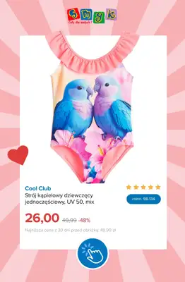 Smyk - gazetka promocyjna Wyprzedaż do -70% | Dla dziewczynek od środy 01.07  - strona 12