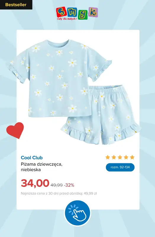 Smyk - gazetka promocyjna Wyprzedaż do -70% | Dla dziewczynek od środy 01.07  - strona 2