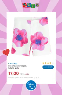 Smyk - gazetka promocyjna Wyprzedaż do -70% | Dla dziewczynek od środy 01.07  - strona 15