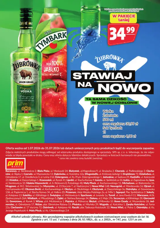 Prim Market - gazetka promocyjna Gazetka alkoholowa  do piątku 31.07 - strona 8