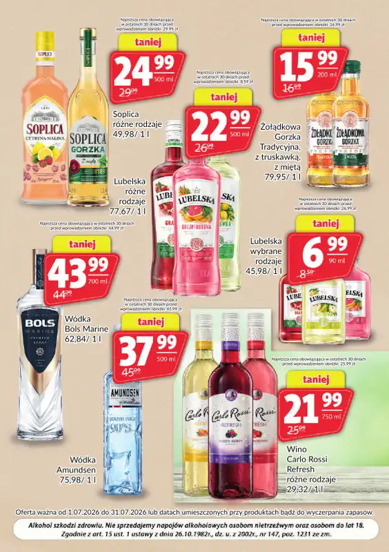 Prim Market - gazetka promocyjna Gazetka alkoholowa  do piątku 31.07 - strona 4